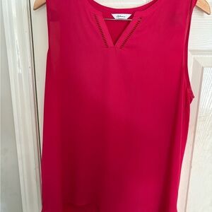 Reitmans Pink Blouse Tank Top size large